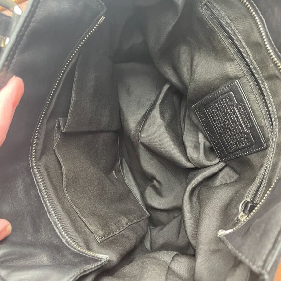 Coach Soho Mia Carryall Coach Black with Silver Hardware 10037 - Picture 8 of 9